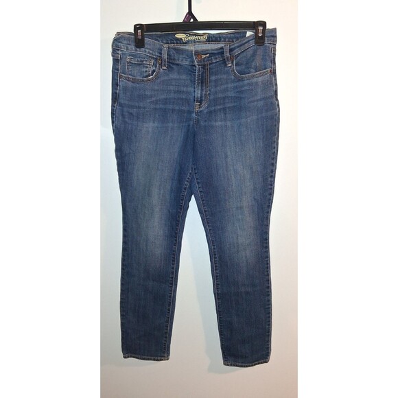 Old Navy Sweetheart Medium Denim Taper Jeans Sz 12 - Picture 1 of 2